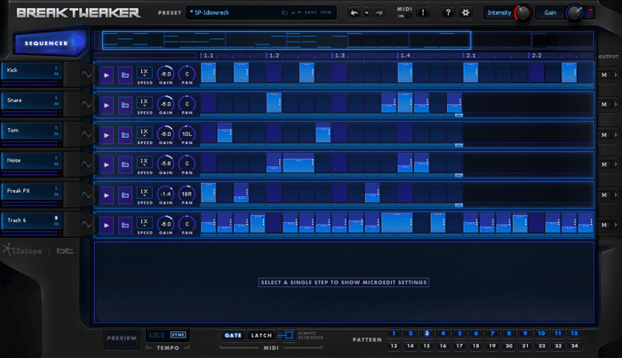 The BreakTweaker sequencer