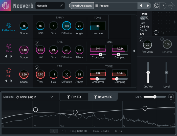 An effect-only Vocal Doubler feeds into one where the “dry” signal—actually a doubled one!—is processed.
