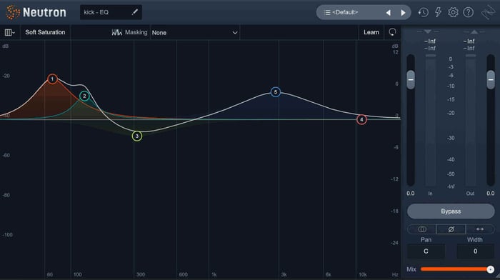 Kick drum EQ in Neutron