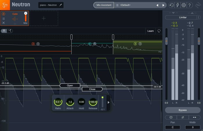multiband compression noise gate in neutron pro