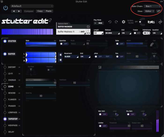 Sidechain setup in Logic Pro X