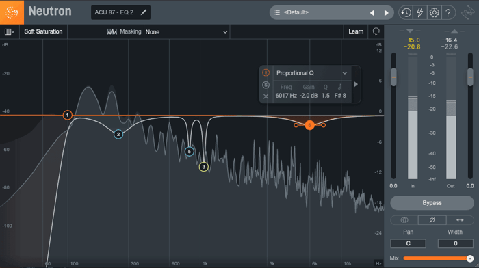 Using Neutron for subtractive EQ