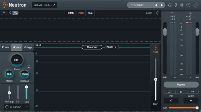 Stereo compressor in Neutron