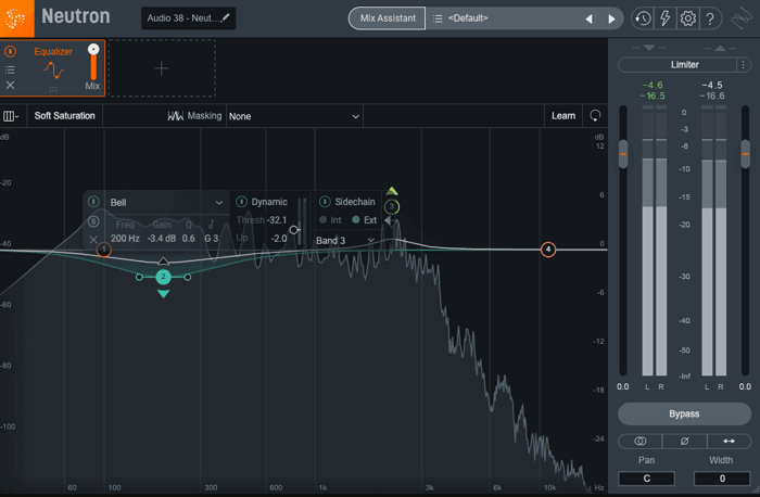 Sidechaining a dynamic cut to the pick attack's boost in Neutron