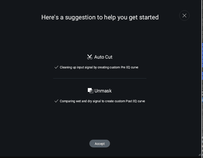 Reverb Assistant running