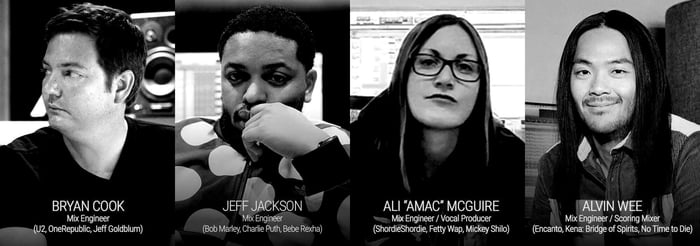 Thank you to mixing engineers Bryan Cook, Jeff Jackson, Ali “AMAC” McGuire, and Alvin Wee for their insights on mixing reference tracks