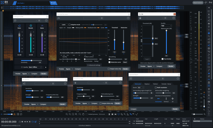 iZotope RX11 Audio Editor provides tools for cleaning up audio problems commonly found in home-recordings.