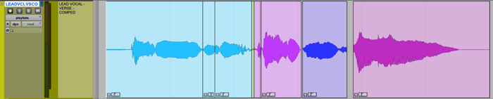 Vocals before gain adjustment