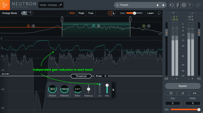 Neutron 3 Compressor module multiband compression