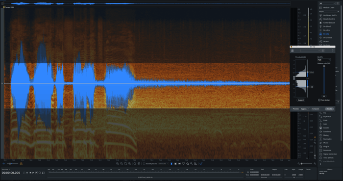 Attempting to De-clip a distorted vocal
