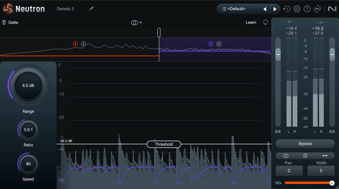 Snare Density high band