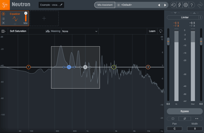 Resonance issues in a vocal