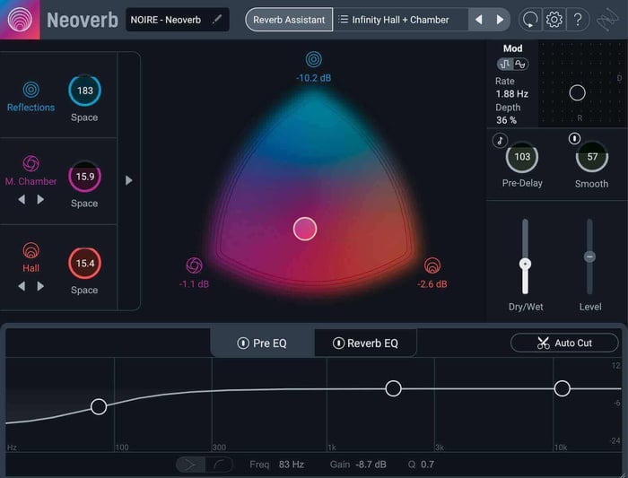 Neoverb reverb plug-in