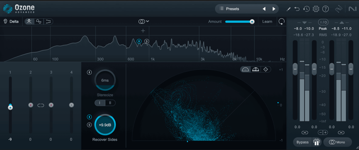 Using iZotope Ozone Imager to not lose too much guitar when in mono