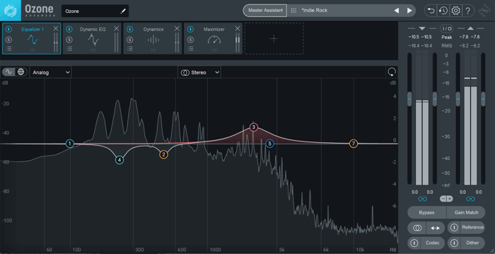 Mixing through an Ozone 9 Preset