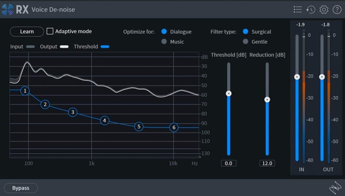 RX Voice De-noise plug-in