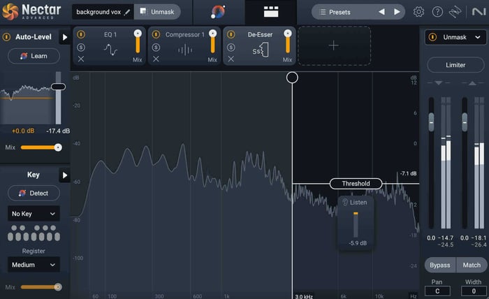 Nectar De-esser module