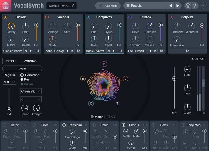 VocalSynth vocal effect plug-in