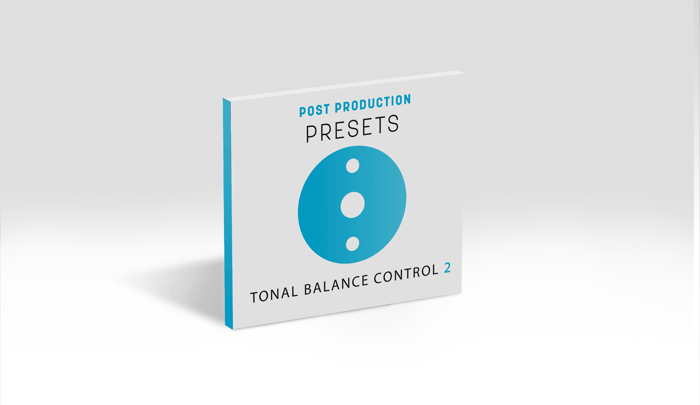 Tonal Balance Control presets for post