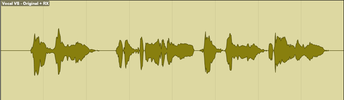 Audio clip - before Auto-Level