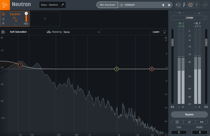 EQ Shelf in Neutron at 67 Hz