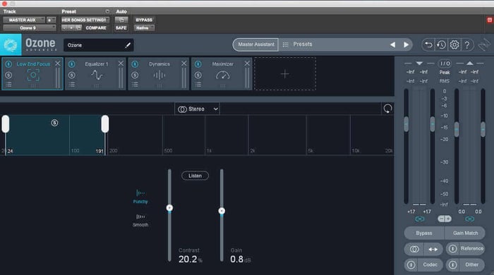 Ozone's Low End Focus module