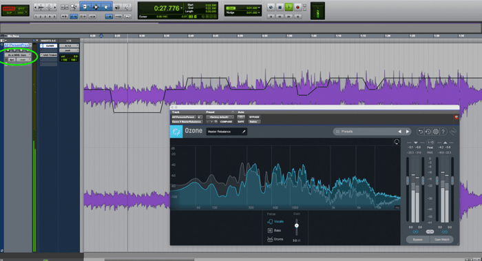 You can also use the Track View Selector (see screenshot) to switch to the parameter you want to automate