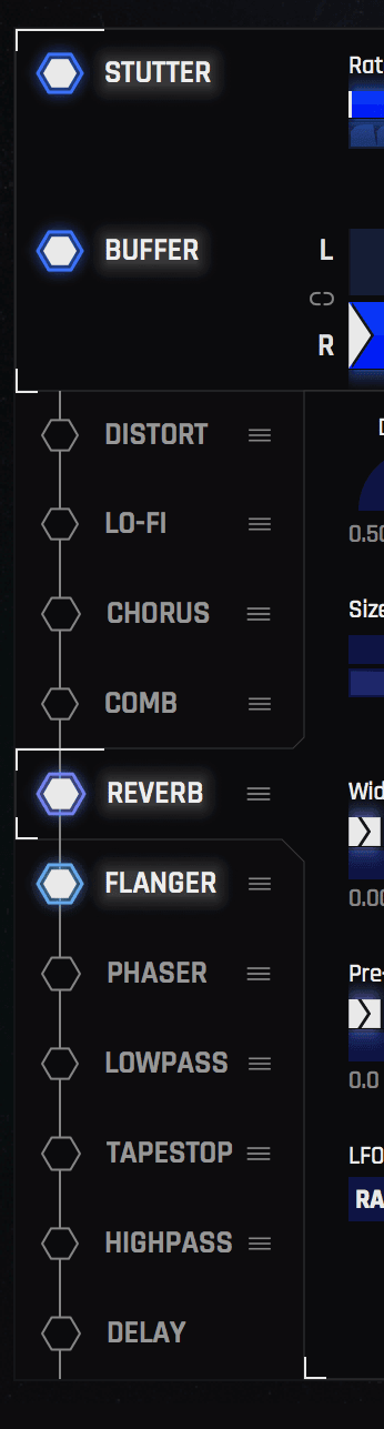Stutter Edit 2 FX chain