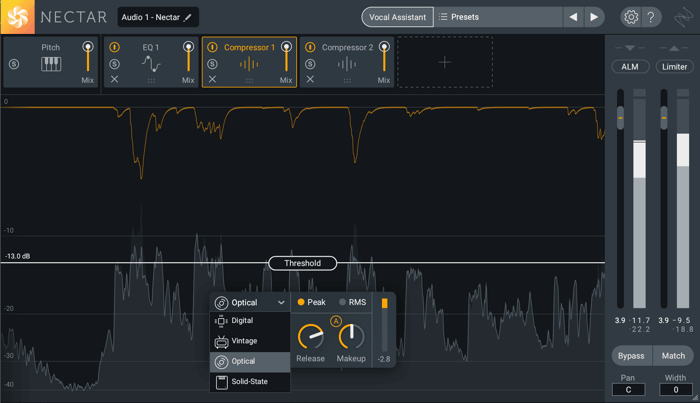 Nectar 3 Compressor modes