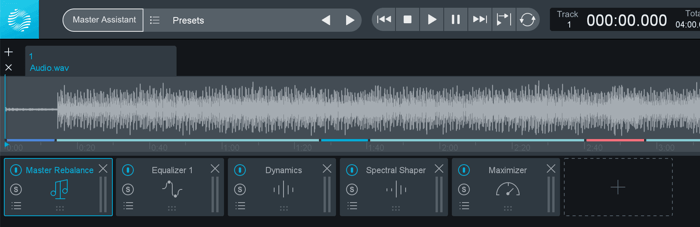More complex processing chain in Ozone 9