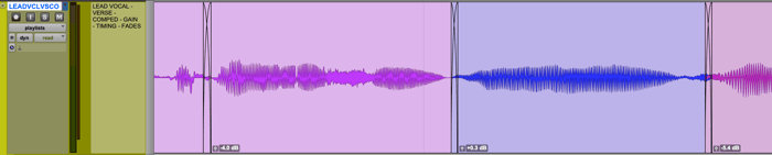 Adding crossfades to vocals