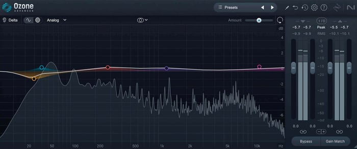 Screenshot 12 - Ozone EQ on stereo buss.jpeg