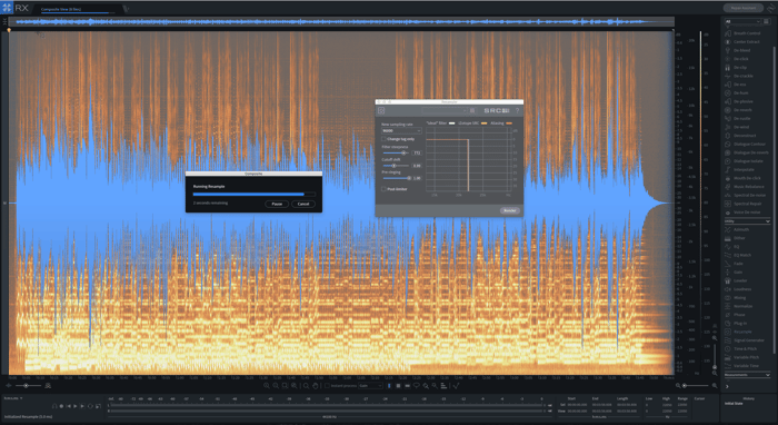 Upsampling with the Resample module