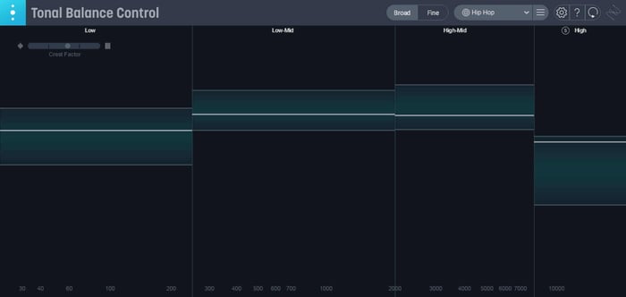 Using Tonal Balance Control to keep an eye on low end build-up that could cause your music to take up more space than necessary on a vinyl record