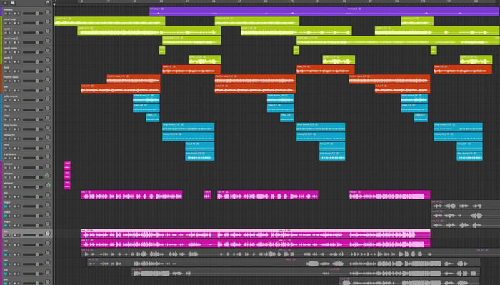 Arranging in music production