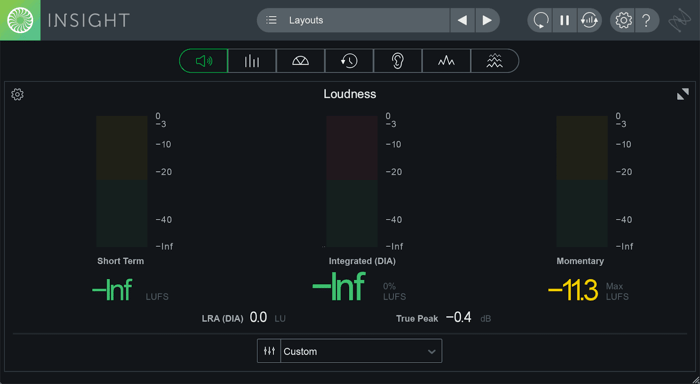 The Insight 2 Loudness module