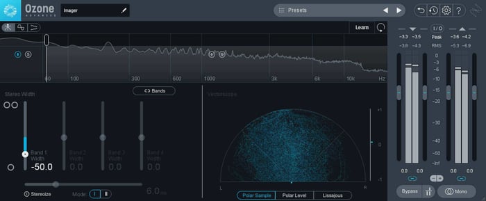 Using Ozone Imager to control extreme out-of-phase low end information