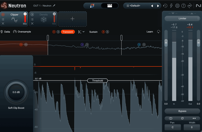 Transient hard clipping