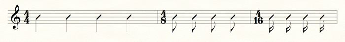 Time signature (denominator)