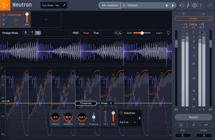 Oscilloscope view in Neutron