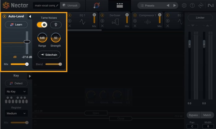 Auto-Level module in Nectar 4