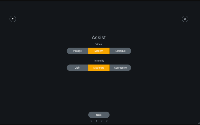Assist initial guidance