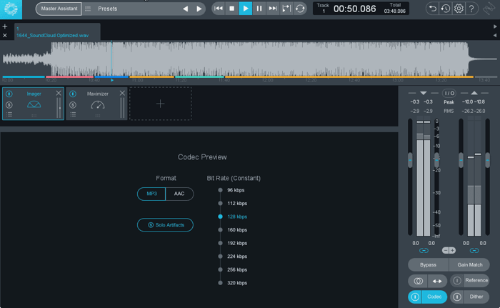 Codec Preview in Ozone 9