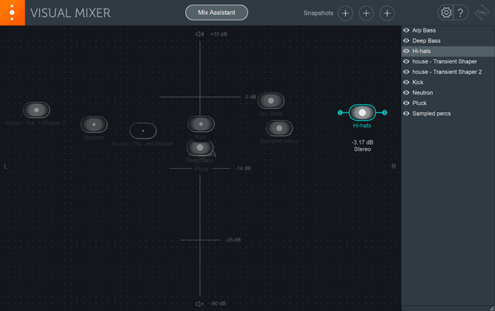 Visual Mixer plug-in