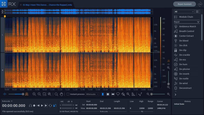 Francis and The Lights "May I Have This Dance" Spectrogram.jpg