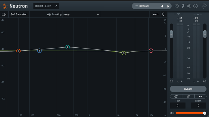 room mic EQ settings in Neutron