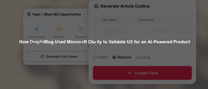 DropInBlog Clarity case study