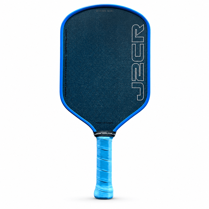 Honolulu J2CR Crystal Blue review — durable grit spin pickleball paddle
