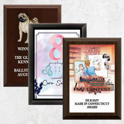 full color custom plaque