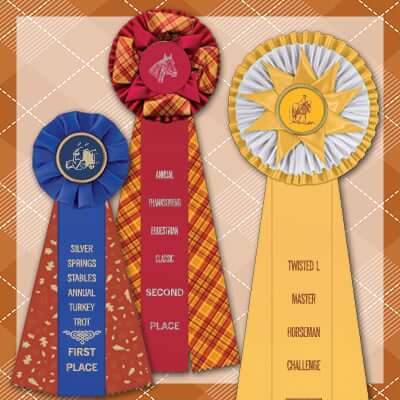 custom thanksgiving awards equestrian